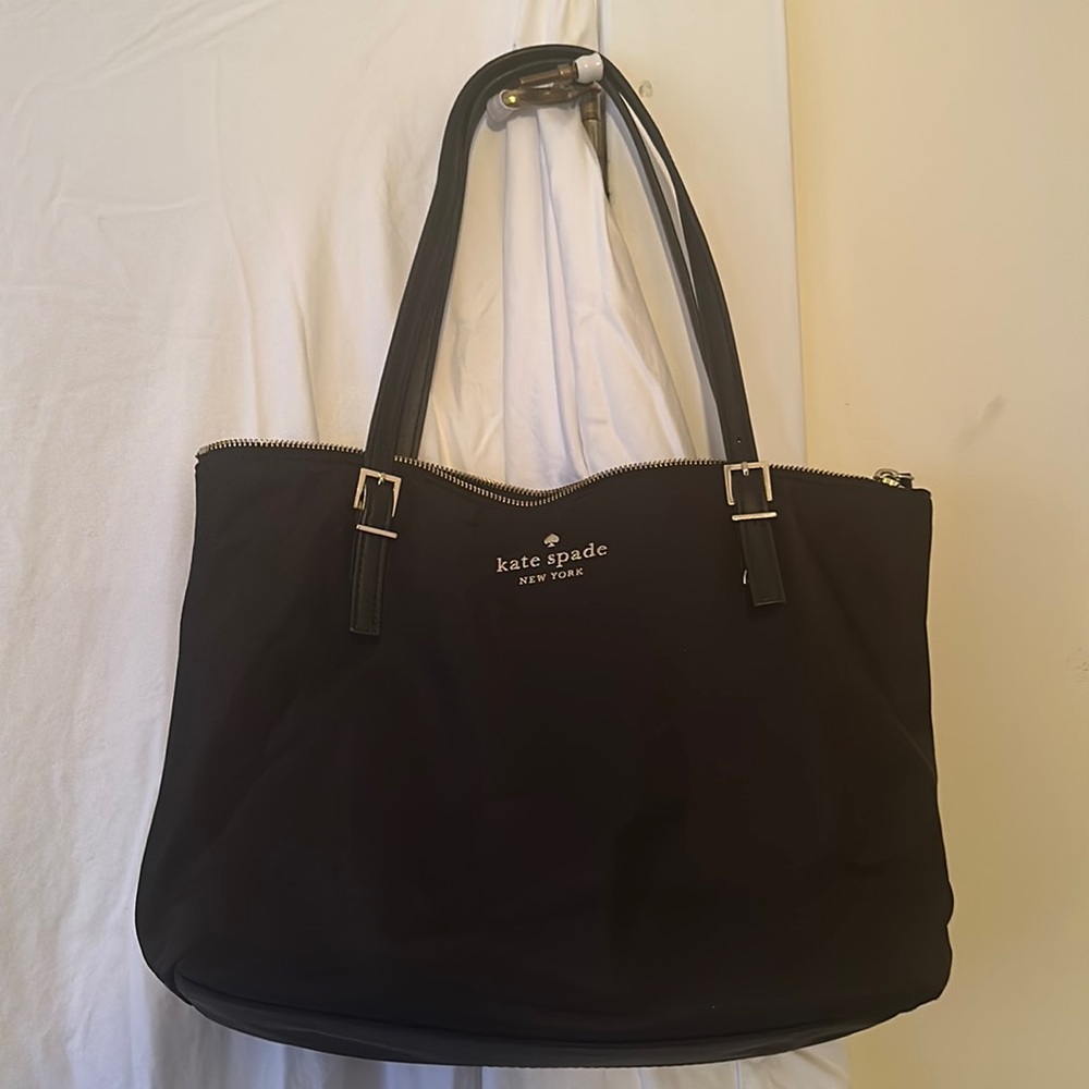 Black Kate spade bag - nylon - medium